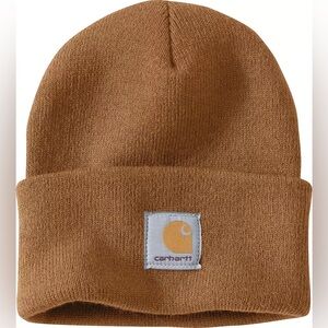 Carhartt- KNIT CUFFED BEANIE- Carhartt Brown